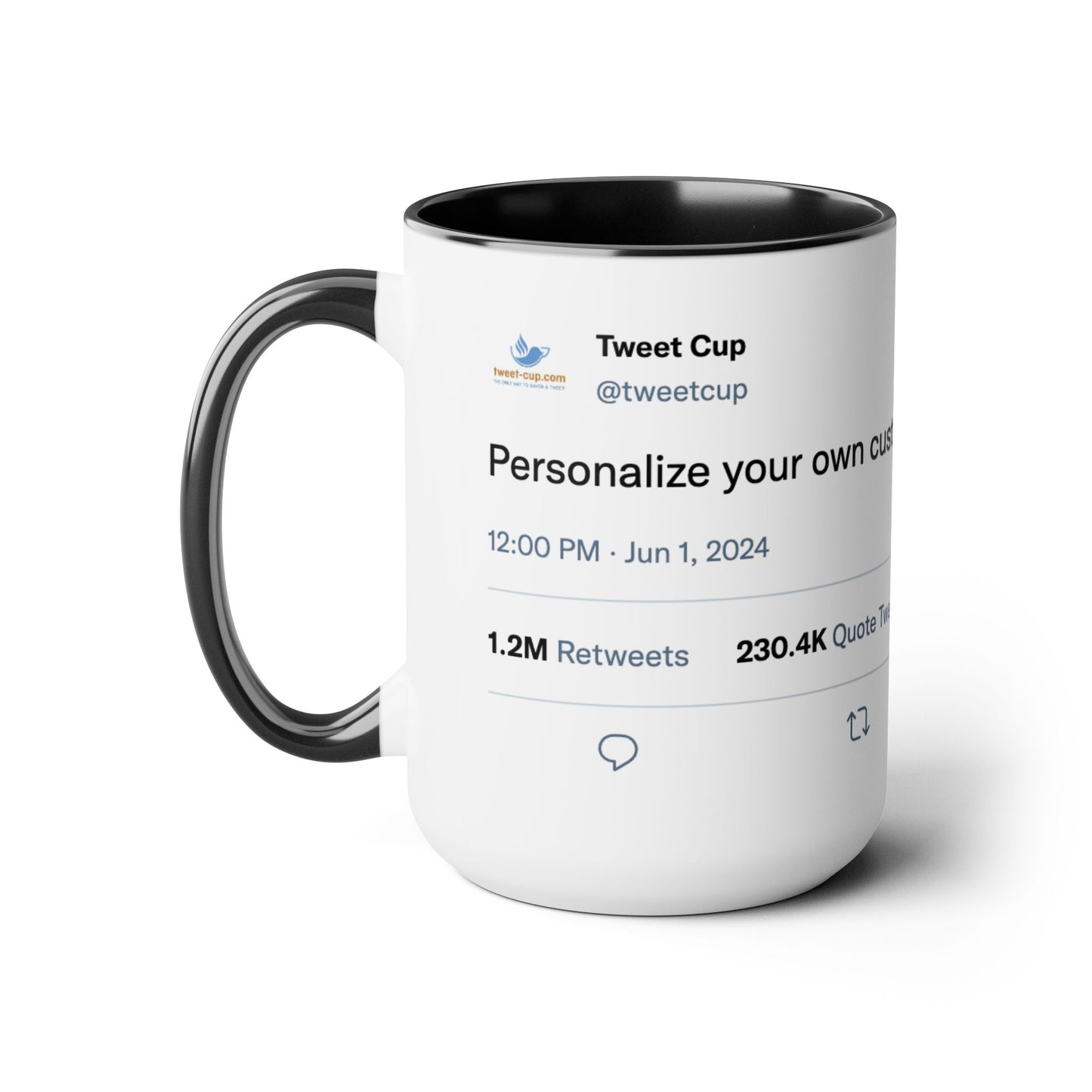 Add your Favorite Tweet to you own cup!