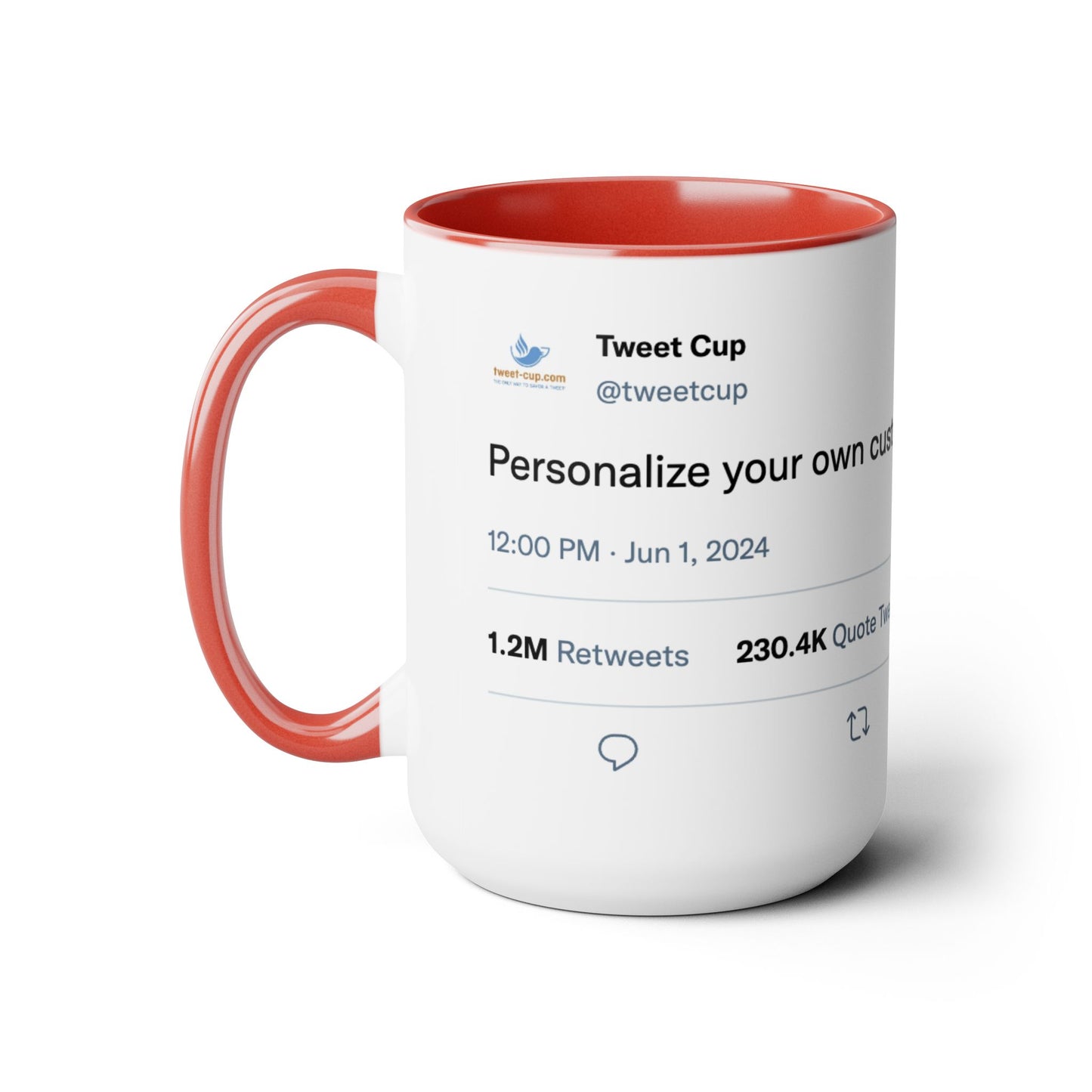 Add your Favorite Tweet to you own cup!